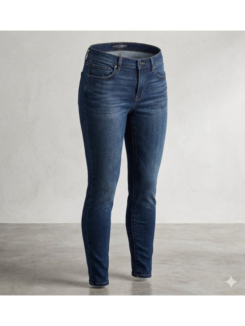 Judy Blue Skinny Jeans Womens 14W Blue Dark Wash Denim Ankle Mid Rise Casual